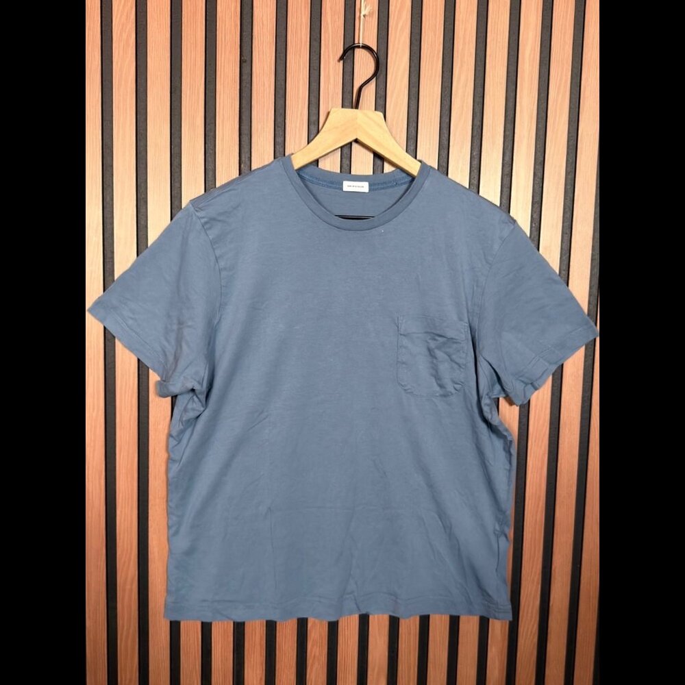 Son of A Tailor T Shirt Medium Men’s Blue Short Sleeve Boxy Pocket Tee Casual